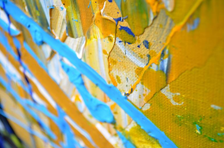 Original Abstract Expressionism Abstract Painting by Tanya Vasilenko