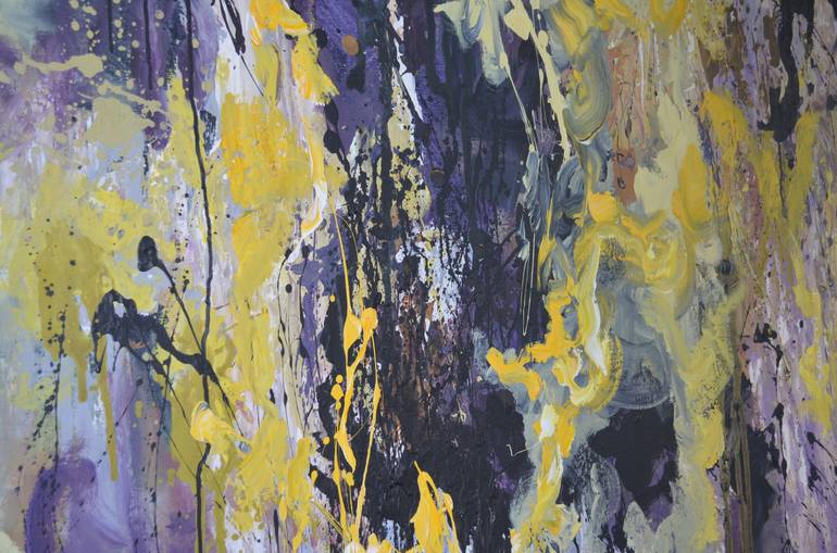 Original Abstract Expressionism Abstract Painting by Tanya Vasilenko