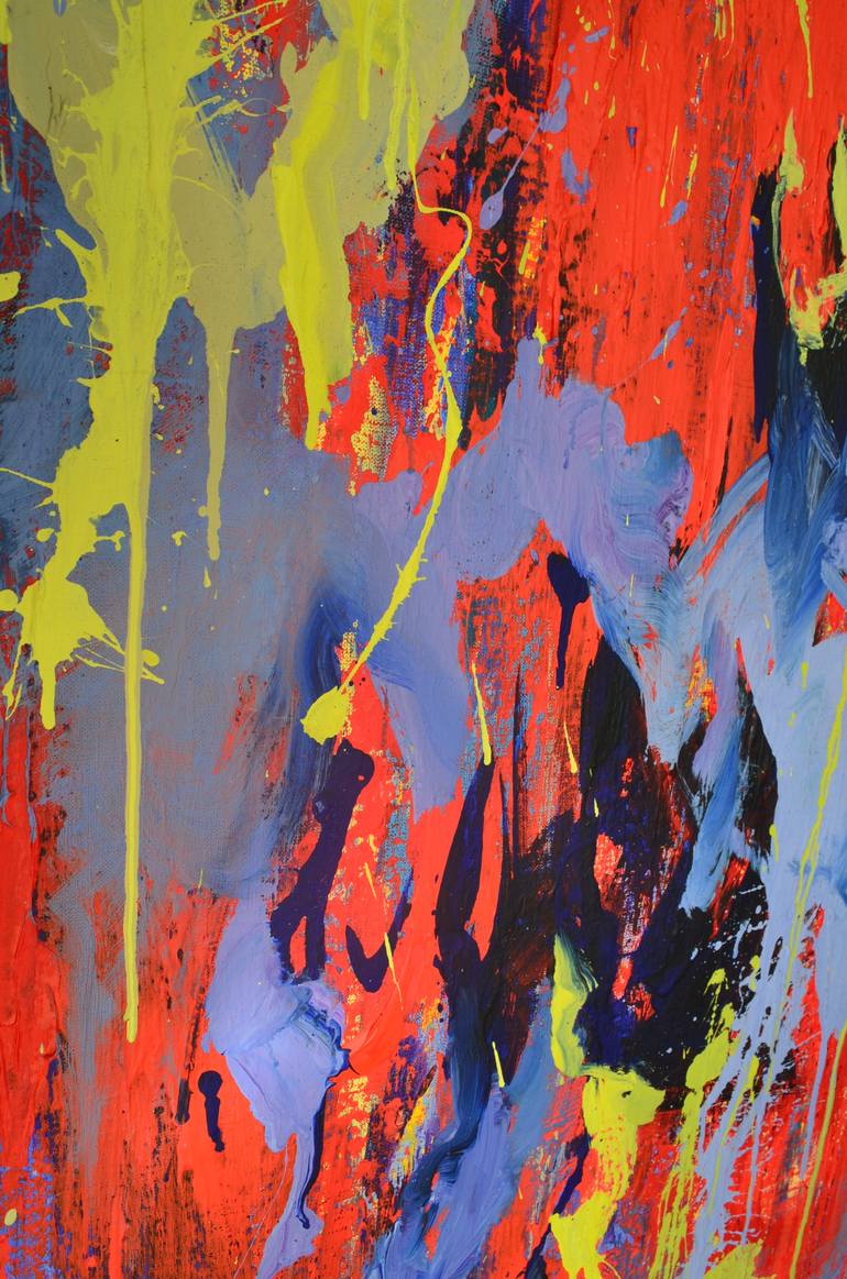 Original Abstract Expressionism Abstract Painting by Tanya Vasilenko