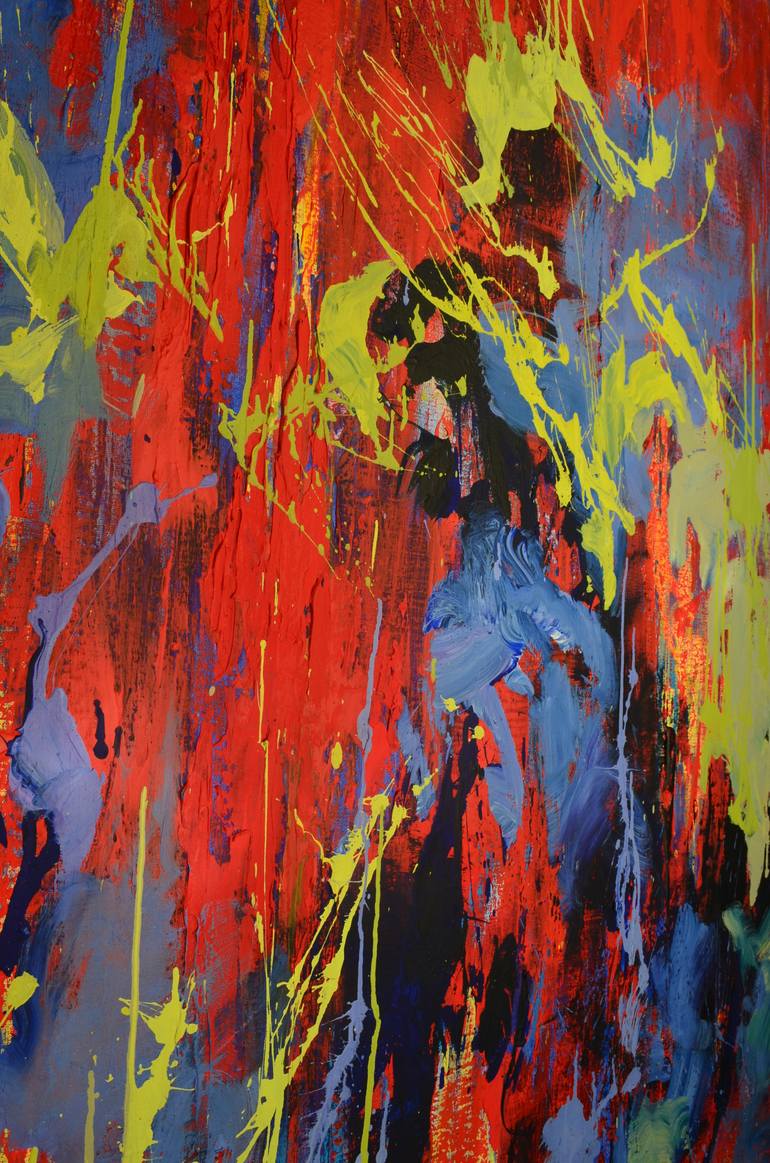 Original Abstract Expressionism Abstract Painting by Tanya Vasilenko