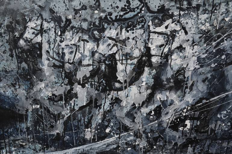 Original Conceptual Time Painting by Tanya Vasilenko