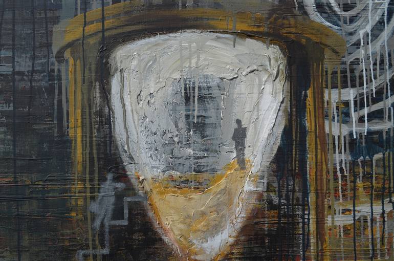 Original Conceptual Time Painting by Tanya Vasilenko