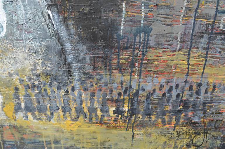 Original Conceptual Time Painting by Tanya Vasilenko