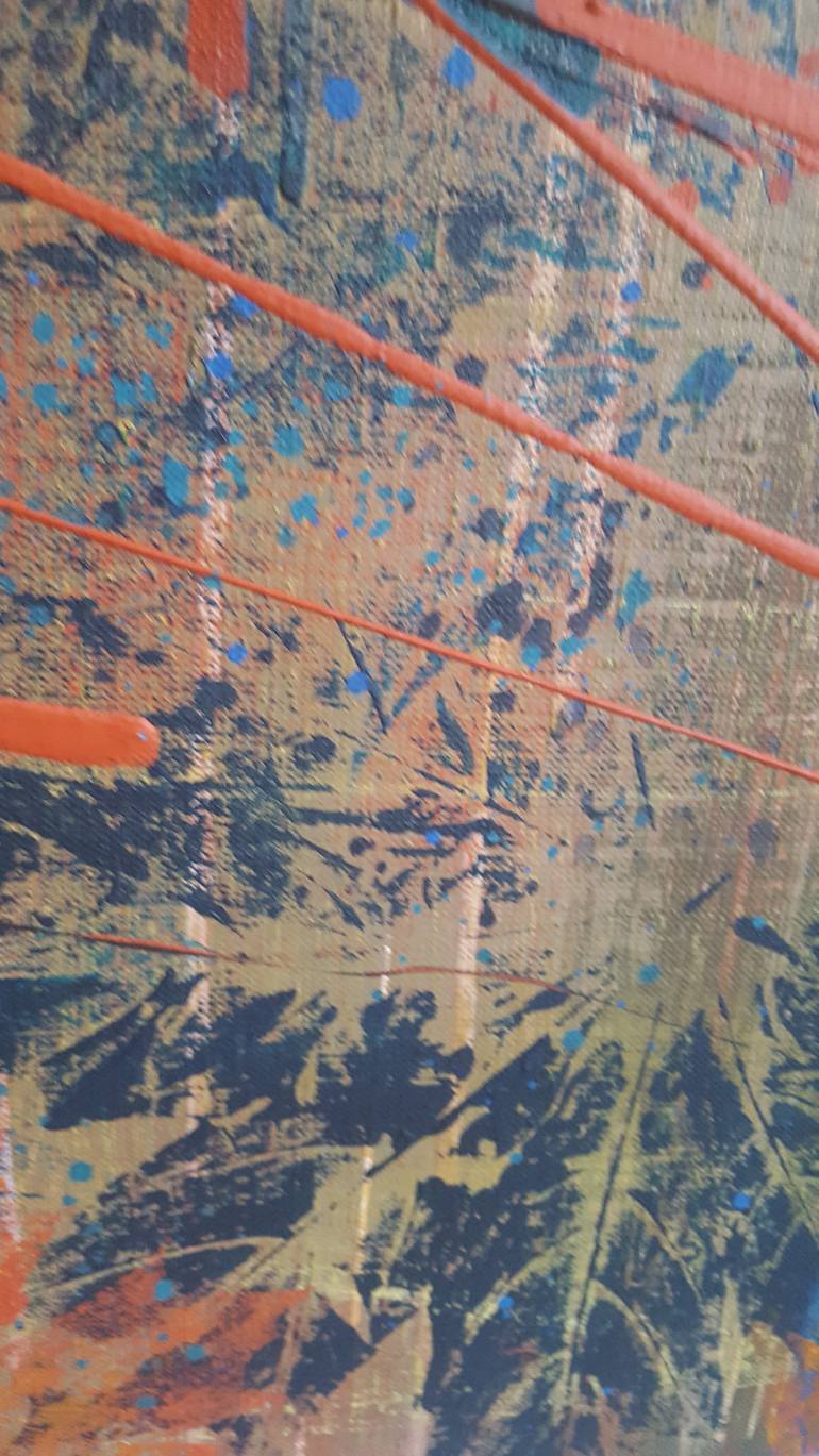 Original Abstract Expressionism Botanic Painting by Tanya Vasilenko