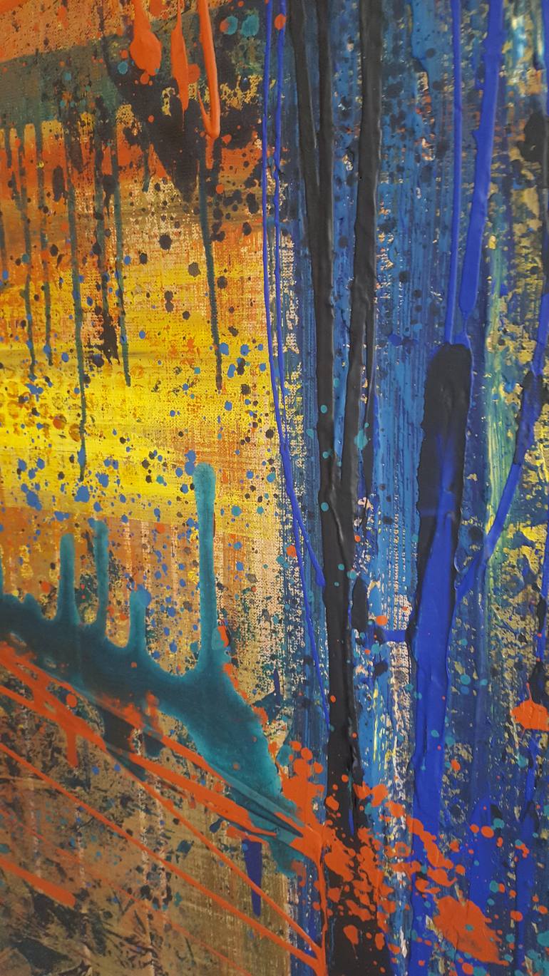 Original Abstract Expressionism Botanic Painting by Tanya Vasilenko