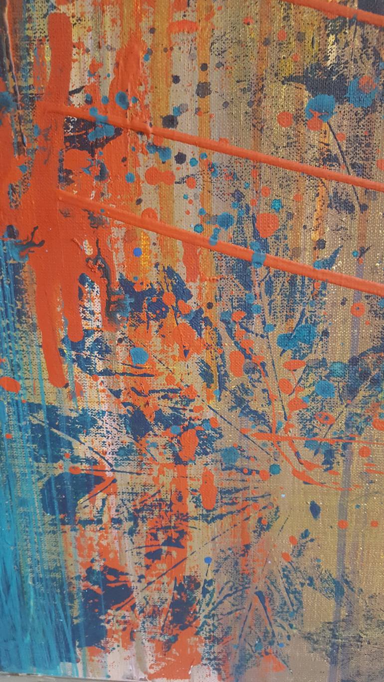 Original Abstract Expressionism Botanic Painting by Tanya Vasilenko