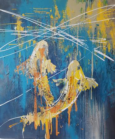 Print of Abstract Fish Paintings by Tanya Vasilenko
