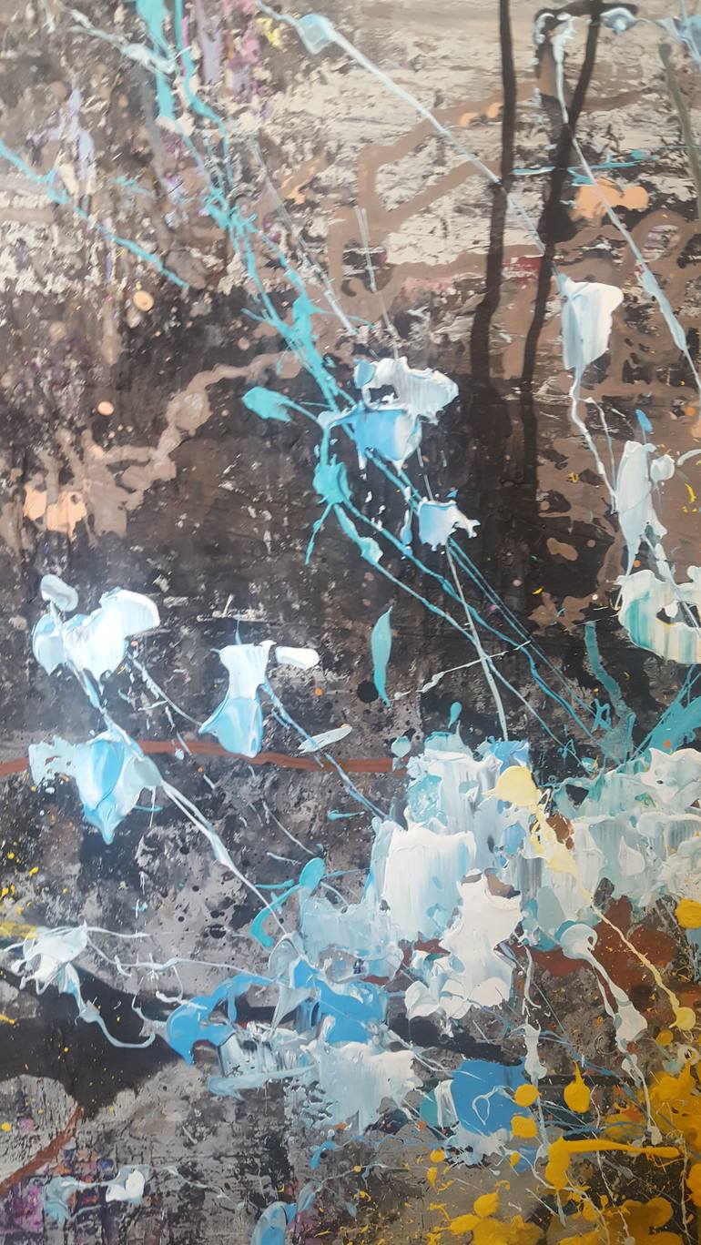 Original Abstract Expressionism Abstract Painting by Tanya Vasilenko