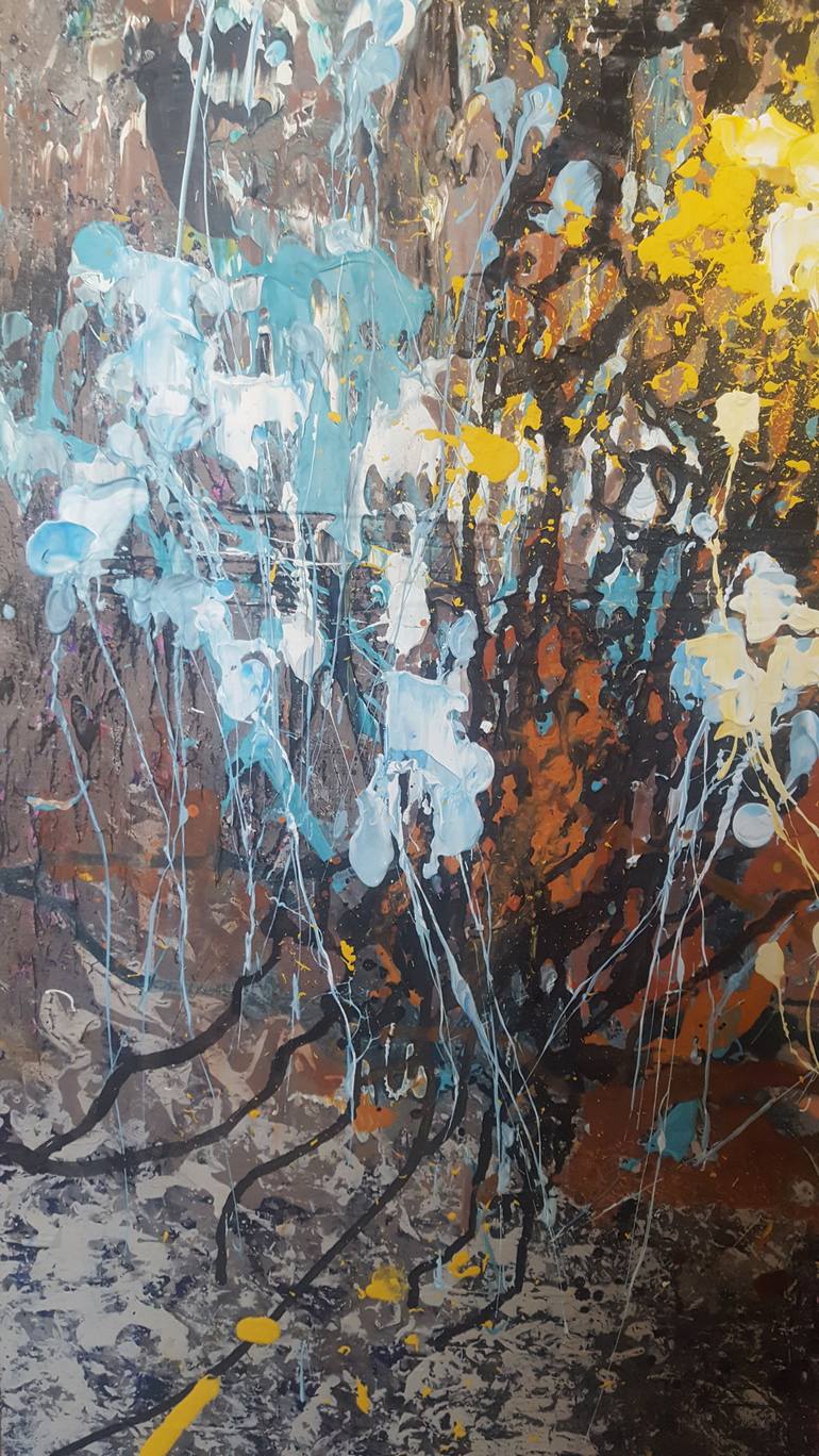 Original Abstract Expressionism Abstract Painting by Tanya Vasilenko