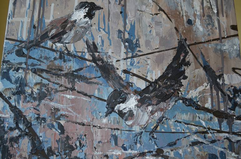 Original Abstract Expressionism Animal Painting by Tanya Vasilenko