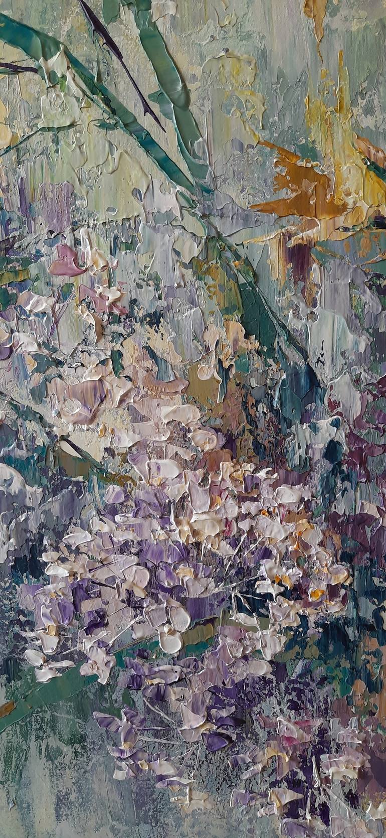 Original Abstract Expressionism Botanic Painting by Tanya Vasilenko