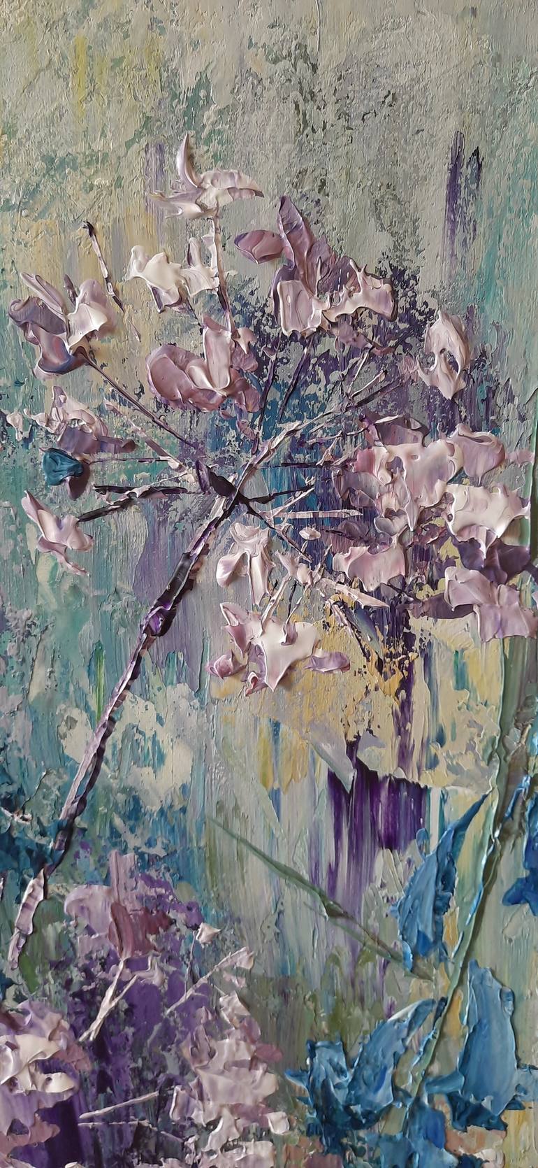 Original Abstract Expressionism Botanic Painting by Tanya Vasilenko