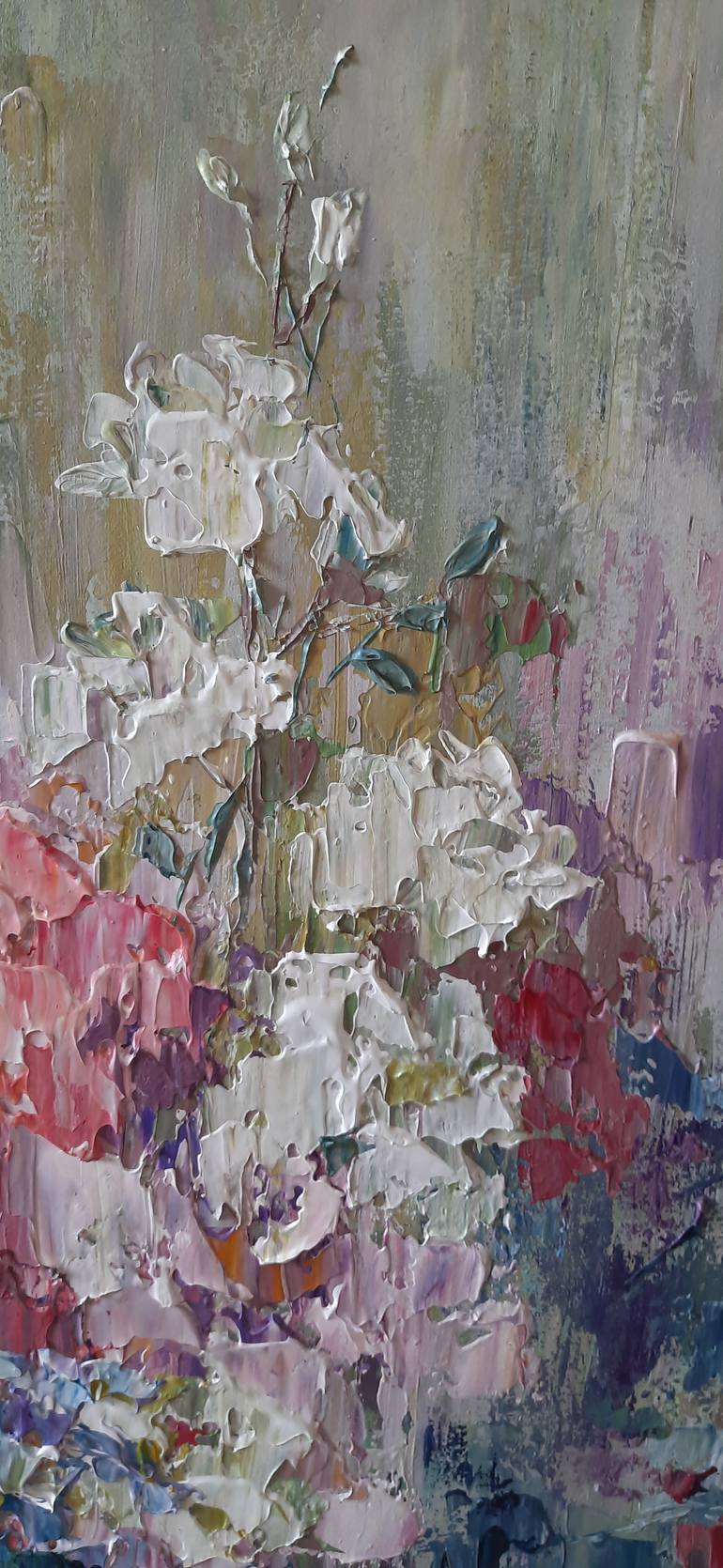 Original Abstract Expressionism Abstract Painting by Tanya Vasilenko