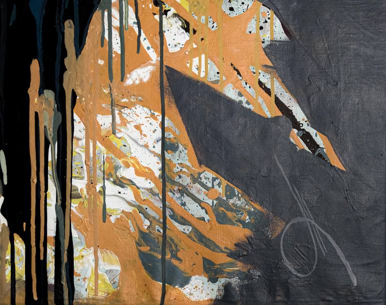 Original Abstract Expressionism Pop Culture/Celebrity Painting by Tanya Vasilenko