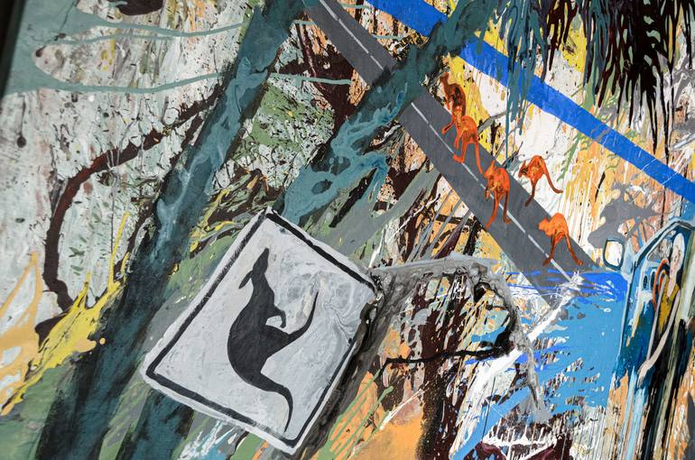 Original Abstract Expressionism Pop Culture/Celebrity Painting by Tanya Vasilenko