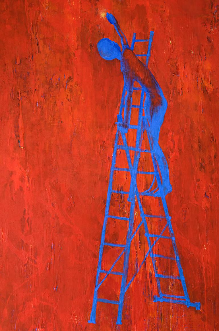 Original Abstract Expressionism Abstract Painting by Tanya Vasilenko