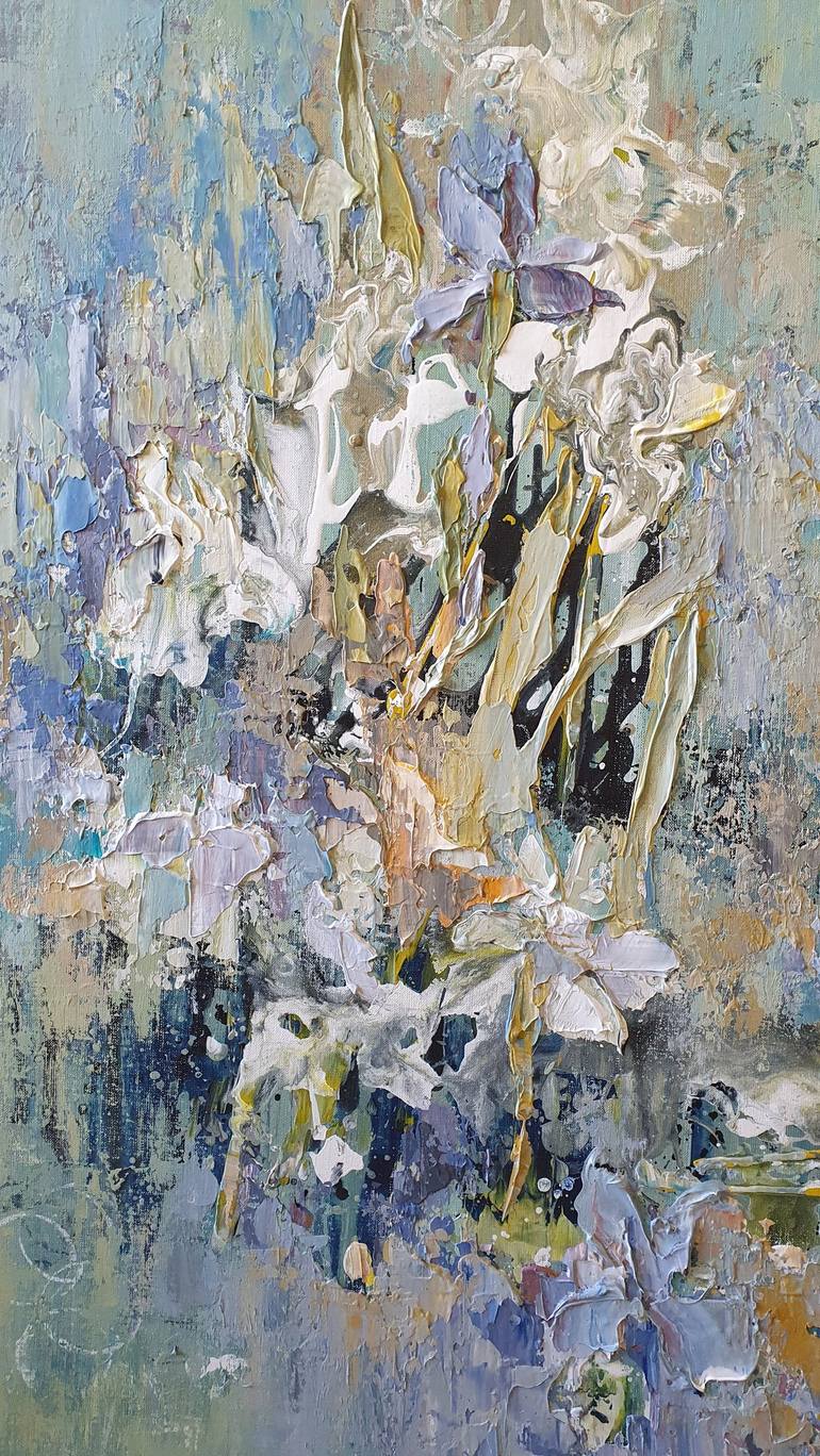 Original Abstract Botanic Painting by Tanya Vasilenko