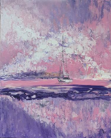 Print of Yacht Paintings by Tanya Vasilenko