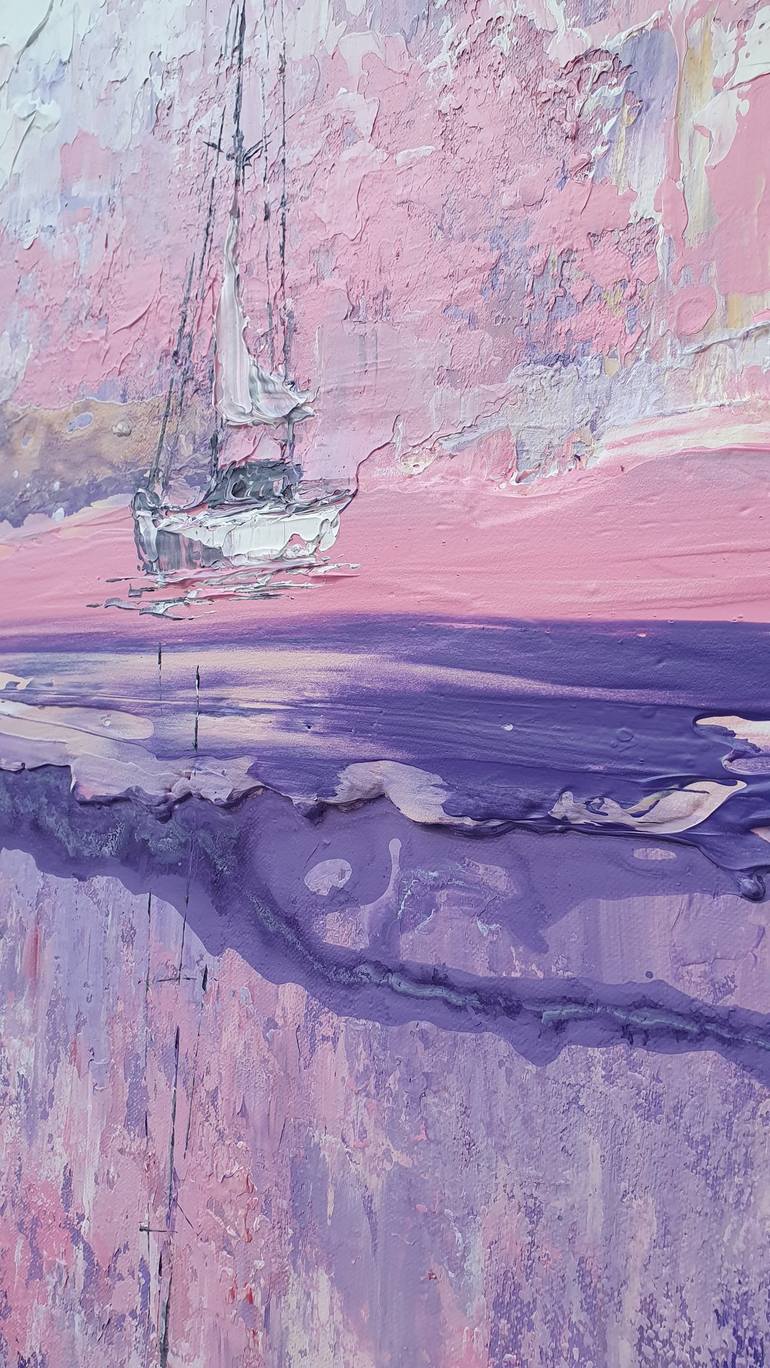 Original Yacht Painting by Tanya Vasilenko