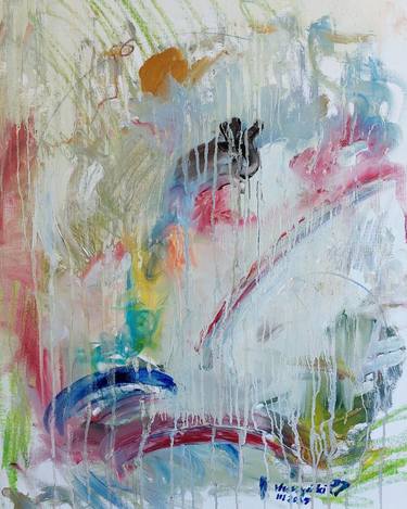 Original Expressionism Abstract Painting by Piotr MuszyńSki