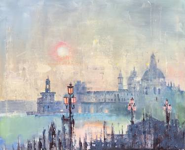 Print of Cities Paintings by Kwaschny Lidiya