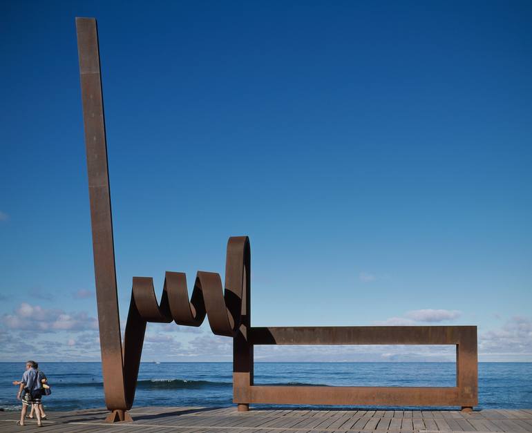 Original Abstract Sculpture by Juan López Salvador