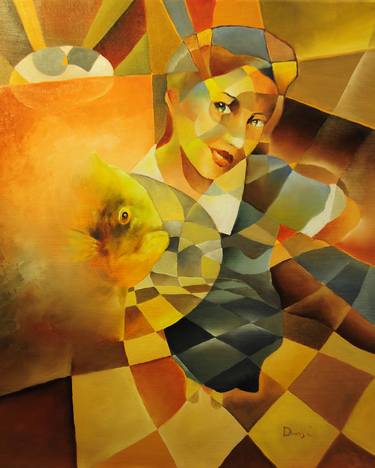 Original Abstract Expressionism Women Paintings by Donatas Zadeikis