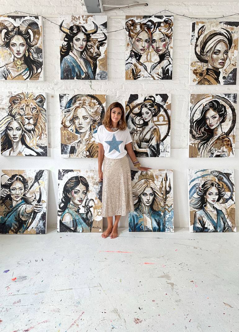 Original Contemporary Women Mixed Media by Shirin Donia