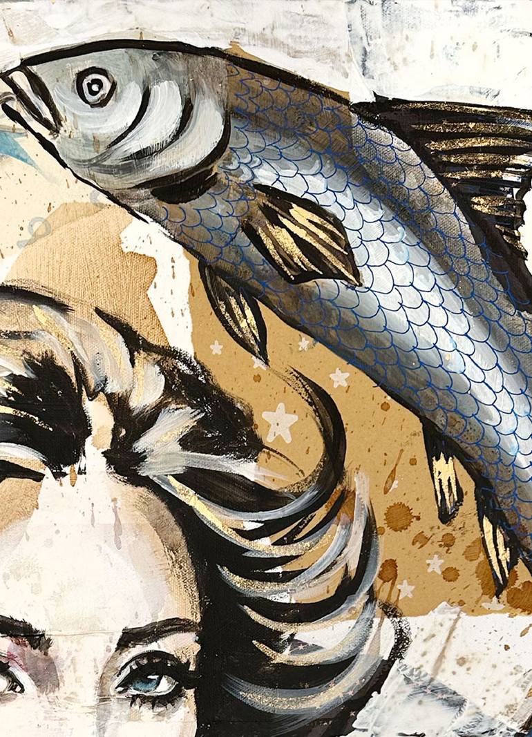 Original Contemporary Women Mixed Media by Shirin Donia