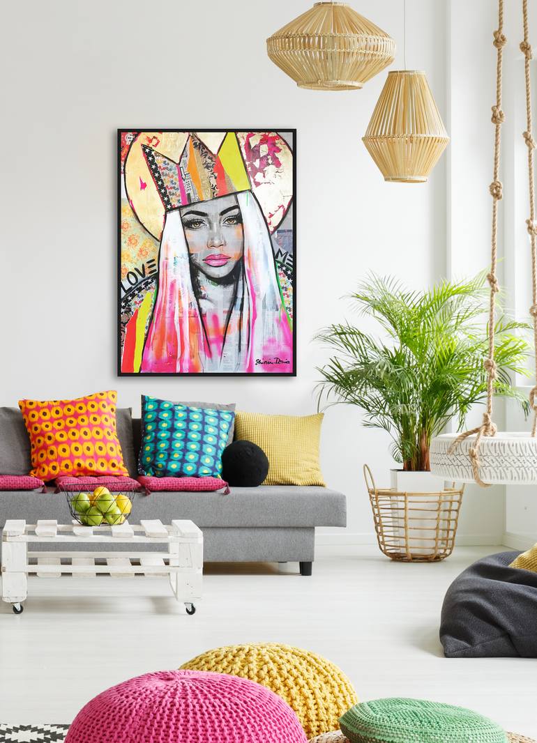 Original Portrait Painting by Shirin Donia