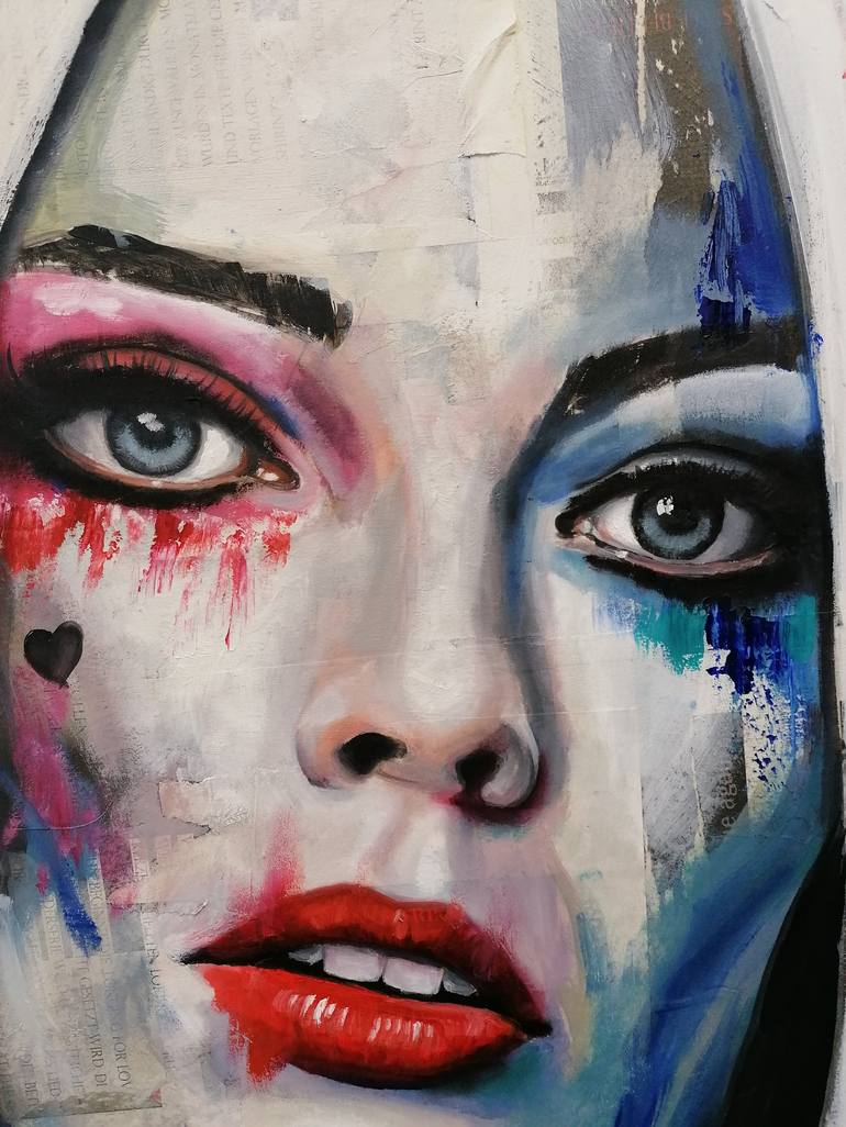FEARLESS Painting by Shirin Donia | Saatchi Art