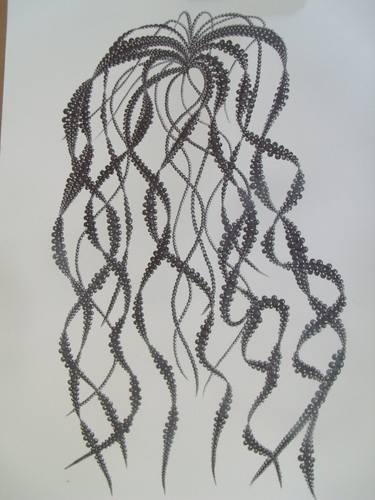 Original Abstract Drawing by Sarah Belk