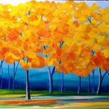 Mountain Top Trees by Tansill Anthony