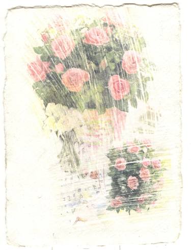 Original Floral Drawings by Jerry Jacobson