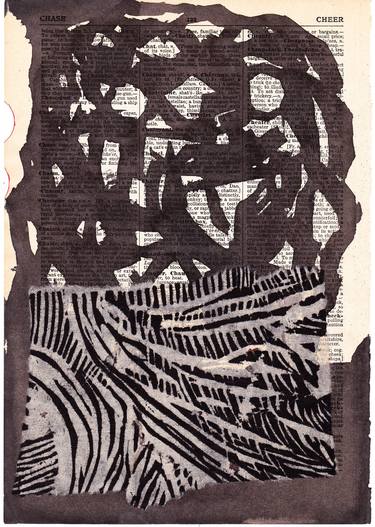 Print of Abstract Expressionism Abstract Collage by Jerry Jacobson