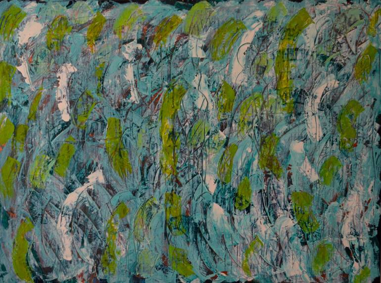 Original Abstract Expressionism Abstract Painting by Chris McSkimming