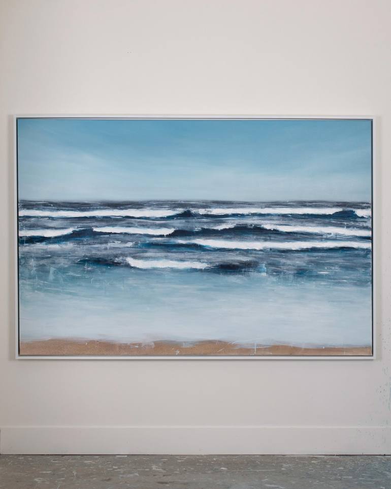 Original Abstract Seascape Painting by Jeremy Prim