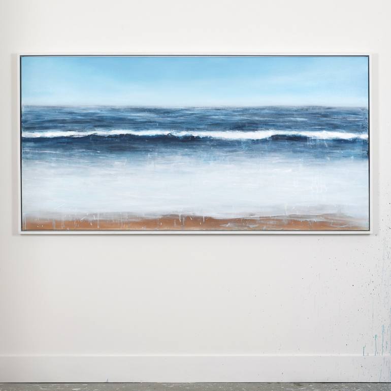 Original Abstract Beach Painting by Jeremy Prim