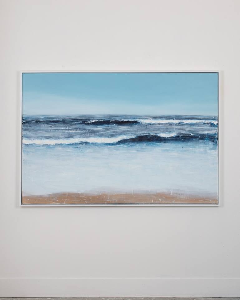 Original Abstract Beach Painting by Jeremy Prim