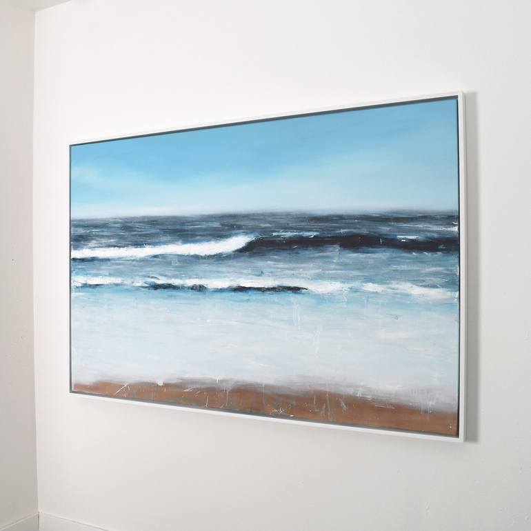 Original Abstract Beach Painting by Jeremy Prim