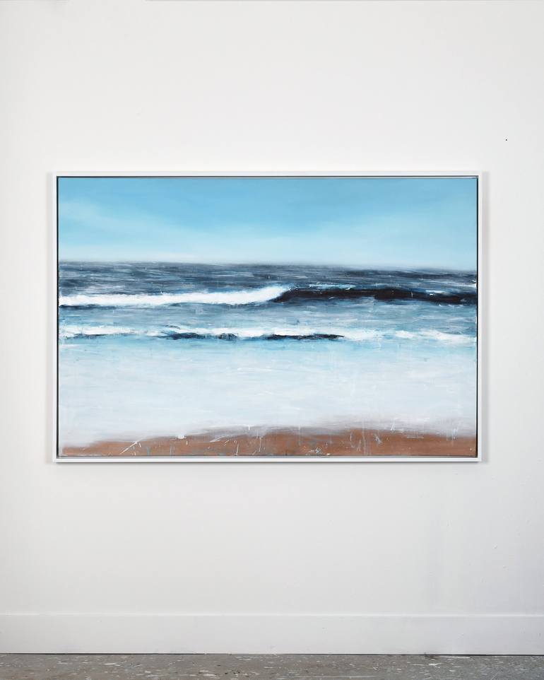 Original Abstract Beach Painting by Jeremy Prim