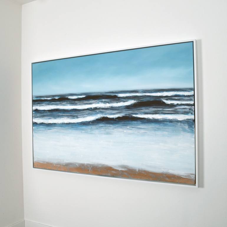 Original Abstract Beach Painting by Jeremy Prim