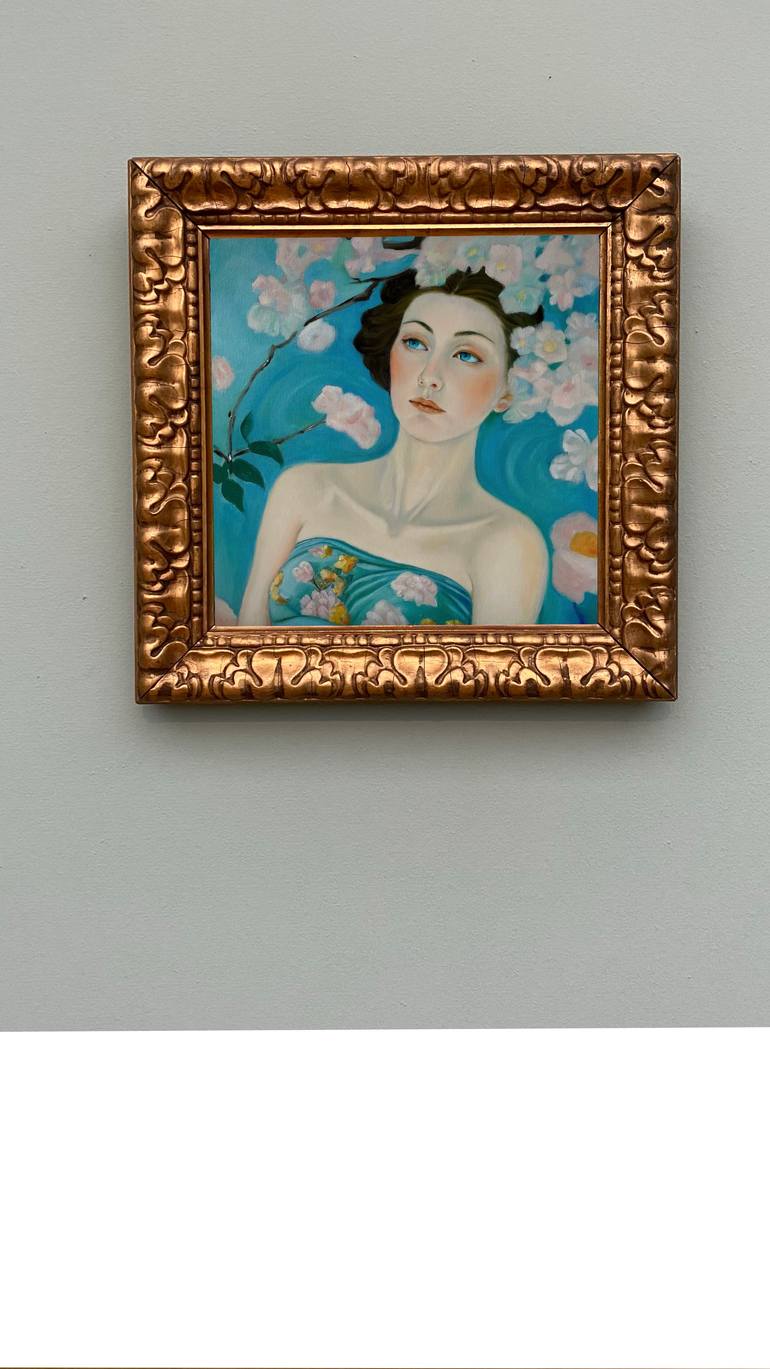 Original Color Field Painting People Painting by Terri Duan