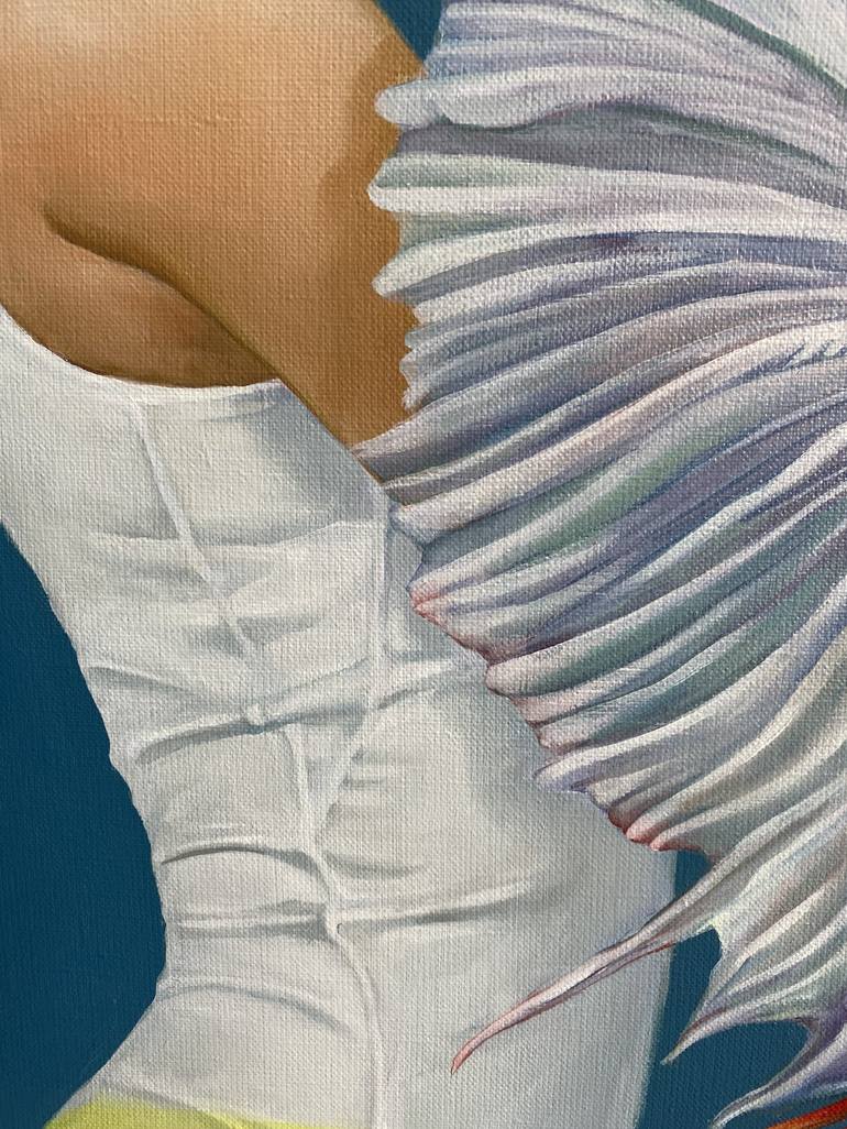 Original Figurative Women Painting by Terri Duan