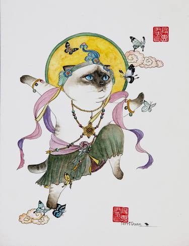 Print of Conceptual Animal Paintings by Terri Duan