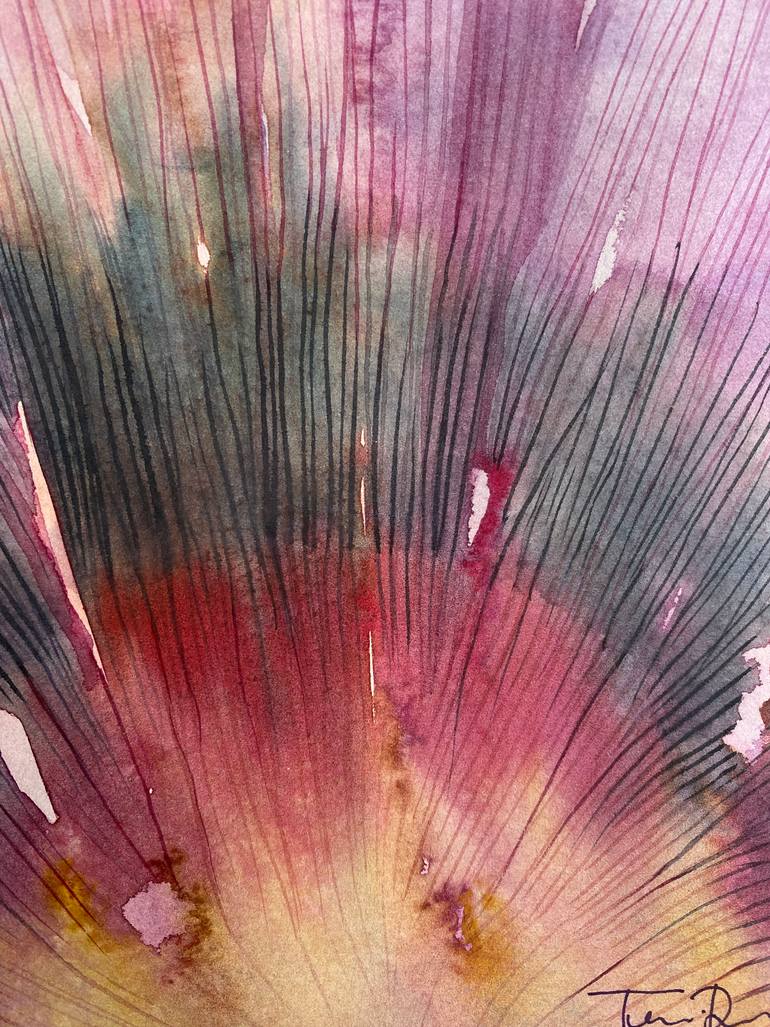 Original Figurative Botanic Painting by Terri Duan