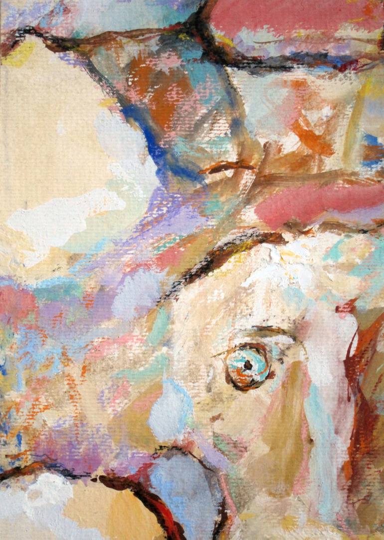 Original Abstract Expressionism Pop Culture/Celebrity Painting by Sergey Lipovtsev