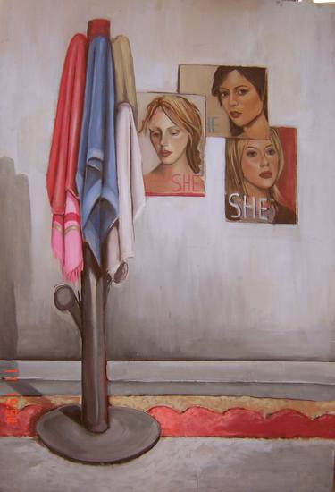 Print of Women Paintings by Lamia Moghazy