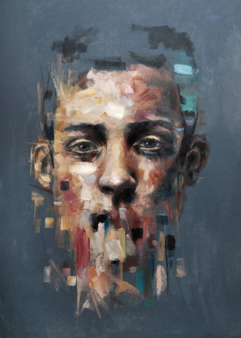 Human Qualities Painting by Davide Cambria | Saatchi Art