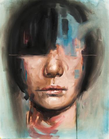 Print of Abstract Expressionism Portrait Paintings by Davide Cambria